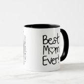 Beste Mama überhaupt! Personalisiert Tasse (VorderseiteRechts)