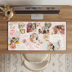 Beste Mama überhaupt Personalisiertes Fotoalbum Fo Schreibtischunterlage
