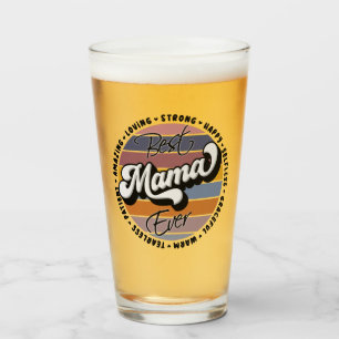 Beste Mama überhaupt, Retro Beste Mama überhaupt,  Glas