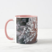 Beste Mama überhaupt. Rose. Blume Tasse (Links)