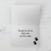 Beste Mama und Vater für Hunde Karte (Innenseite)