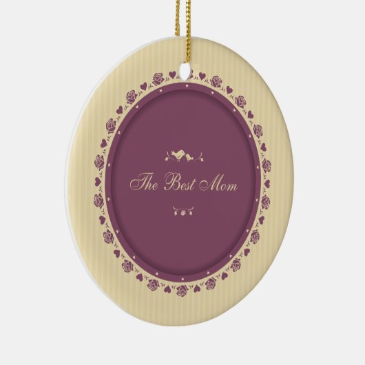 Beste Mama Vintag Muttertag | Ornament (Rechts)