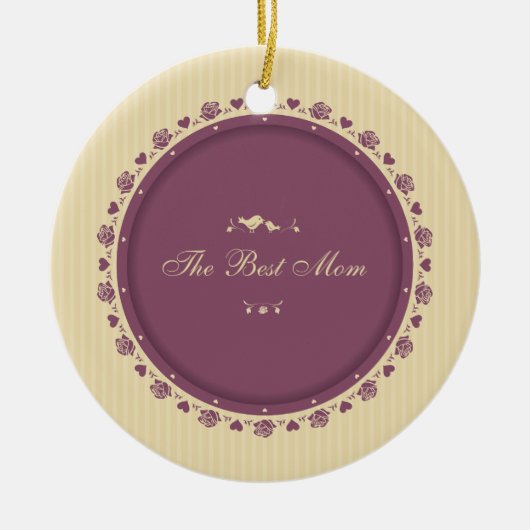 Beste Mama Vintag Muttertag | Ornament (Vorne)