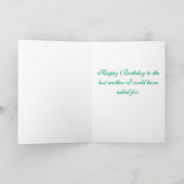 Beste Mama von Par Happy Birthday Gruß Karte (Innenseite)