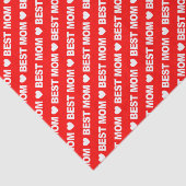 Beste Mama Weißbuch zum Thema Rotes Gewebe Seidenpapier (Ausschnitt)