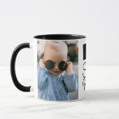 Beste Mama Zwei Fotos Tasse (Links)