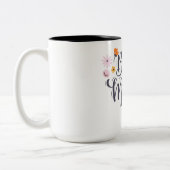 Beste Mama Zweifarbige Tasse (Links)