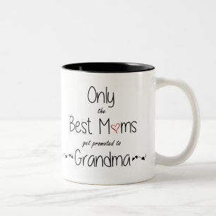 Beste Mamas erhalten zur Großmutter-Tasse Zweifarbige Tasse