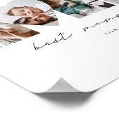 Beste Mami Aller Moderne Fotocollage Muttertag Poster (Ecke)