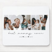 Beste Mami Aller Modernen Fotocollage Muttertag Mousepad (Vorne)