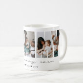 Beste Mami Aller Modernes Fotocollage Muttertag Kaffeetasse (VorderseiteRechts)