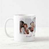 Beste Mami Aller Modernes Fotocollage Muttertag Kaffeetasse (Links)