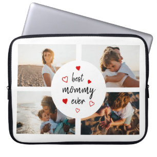 Beste Mami Allerlei 4 Foto-Collage Muttertagsgesch Laptopschutzhülle