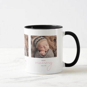 Beste Mami seit Jahr Foto Script Schrift Herz Tasse