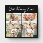 Beste Mami überhaupt Muttertag 6 Foto-Collage Fotoplatte (Vorderseite)
