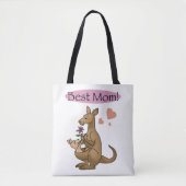 beste Mamma (Känguru) - der Tag der Mutter Tasche (Vorderseite)