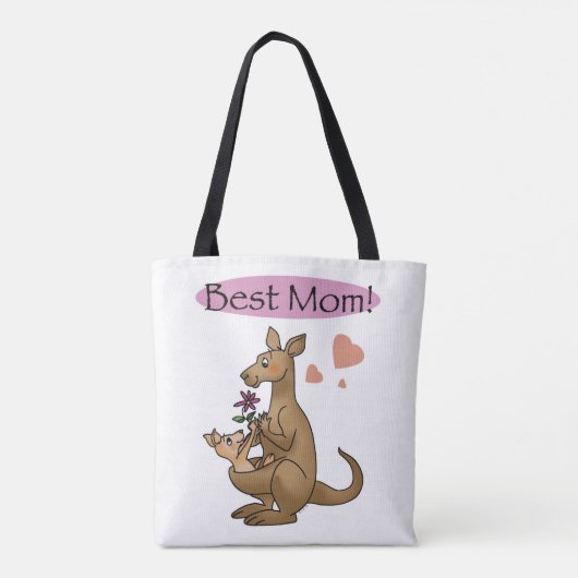 beste Mamma (Känguru) - der Tag der Mutter Tasche (Rückseite)