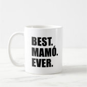 Beste Mamo überhaupt irische Großmutter-Tasse Kaffeetasse (Links)