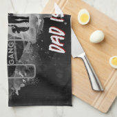 Beste Mannschaft Geschirrtuch (Viertel Falte)