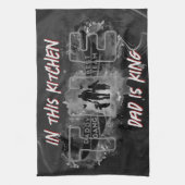 Beste Mannschaft Geschirrtuch (Vertikal)