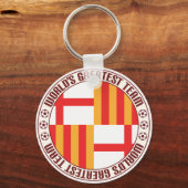 Beste Mannschaft in Barcelona Schlüsselanhänger (Vorderseite)