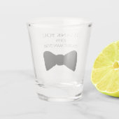 Beste Mans Bow Krawatte Showglas Schnapsglas (Rückseite)
