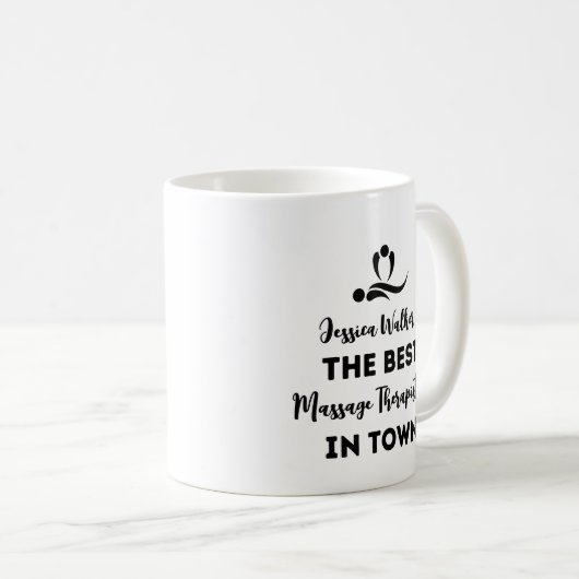 Beste Massagetherapeutin in der Stadt Kaffeetasse (VorderseiteRechts)