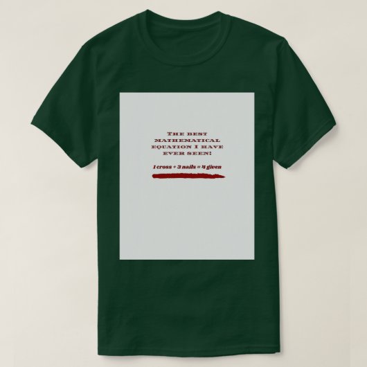 Beste Math-Gleichung Grafik T-Shirt (Design vorne)