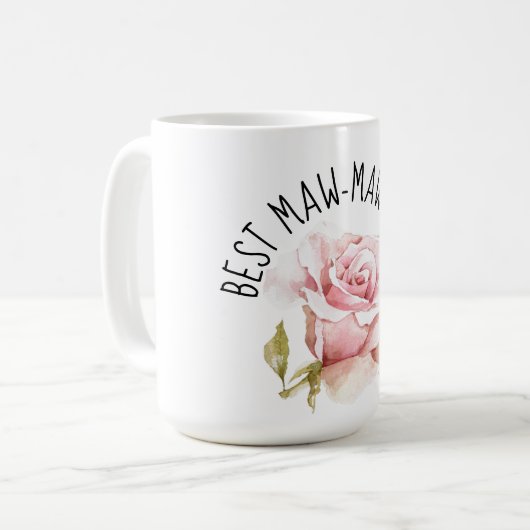 Beste Maw-Maw-Ever Kaffeetasse (Vorderseite Links)