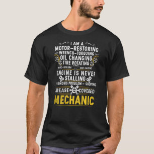 Beste Mechanik Ich bin ein Motor-Rückstellschlüsse T-Shirt