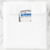 Beste Medizin Quadratischer Aufkleber (Tasche)