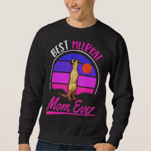 Beste Meerkat-Mama je Sweatshirt