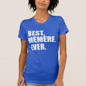 Beste Memere überhaupt französische Großmutter T-Shirt (Vorderseite)