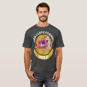 Beste MILF Mann I Liebe Landwirtschaft Bauer Ameri T-Shirt (Vorne ganz)
