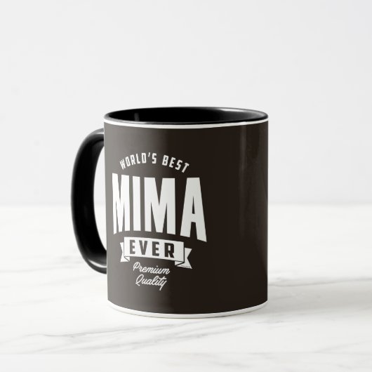 Beste Mima je Tasse (Vorderseite Links)