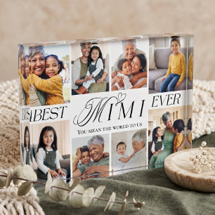 Beste Mimi Aller Zeiten Herz Familienfoto-Collage  Fotoblock