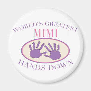 Beste Mimi Hands Down T-Shirt Magnet