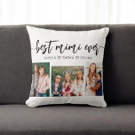 Beste MiMi je - Grandchildren FotoCollage Kissen<br><div class="desc">Feiern Sie Ihre MiMi mit dem besten MiMi-Ever Grandchildren Foto Collage Throw Kissen. Dieser personalisierte Sake besticht durch eine wunderschön arrangierte Collage aus hochgeliebten Fotos, die bei ihren Enkelkindern besondere Momente einfangen. Es ist aus hochwertigen Materialien gefertigt und verleiht jedem Raum eine stilvolle und gefühlvolle Touch, die sich perfekt für...</div>