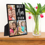 Beste Mimi je Grandkids 3 FotoCollage Fotoplatte<br><div class="desc">Best Mimi Ever Grandkids 3 Picture Collage Frame Plaque - Einzigartiges Foto Geschenk für Großmutter,  die mit 3 Bildern von Enkelkindern personalisieren kann. Schenkt Oma ein wertvolles Sake zum Geburtstag,  zum Muttertag,  zum Großelterntag,  usw.</div>