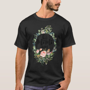 Beste Mimi je Women Blume Dekoration Oma T-Shirt
