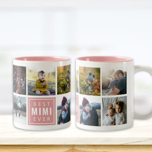 Beste MIMI-Tasse je nach Foto Zweifarbige Tasse