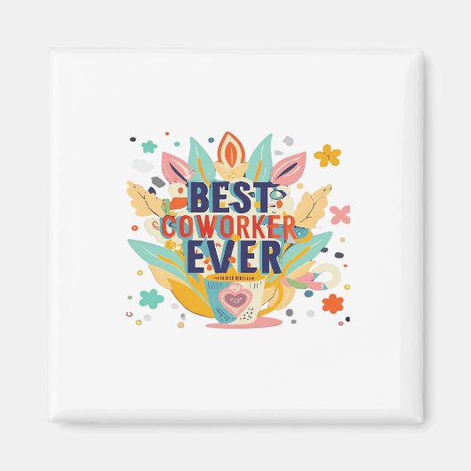 Beste Mitarbeitende je, Kolleg-Geschenk, Bester Mi Magnet (Vorne)