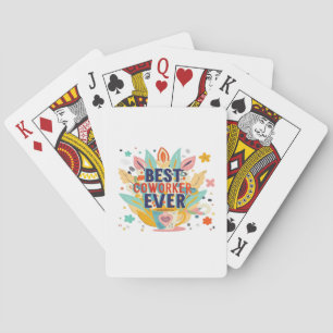 Beste Mitarbeitende je, Kolleg-Geschenk, Bester Mi Spielkarten