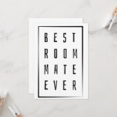 🖤 beste Mitbewohner aller Zeiten Karte (Vorderseite/Rückseite Beispiel)