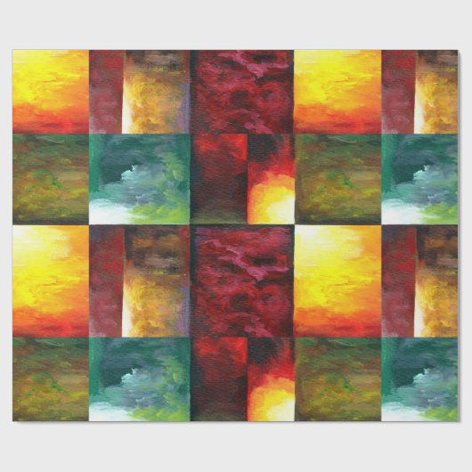 Beste moderne elegante Abstrakte Vorlage Geschenkpapier (Flach)