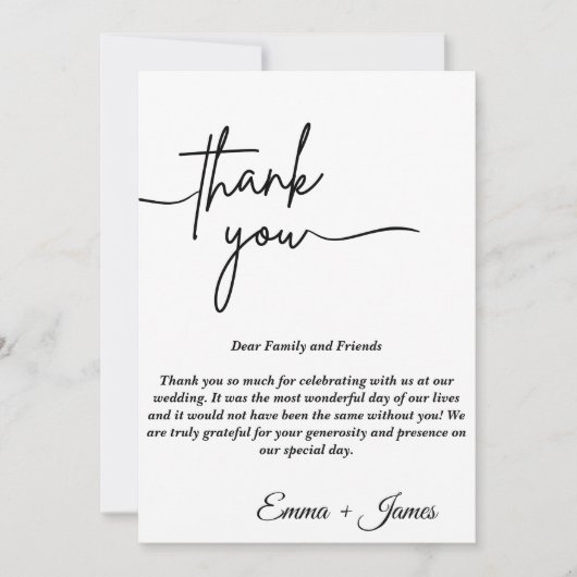 Beste moderne Hochzeitskarte Einladung (Vorderseite)