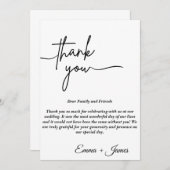 Beste moderne Hochzeitskarte Einladung (Vorne/Hinten)