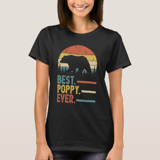 Beste Mohn-Ever Männer Vintag Retro Bärendekor Gra T-Shirt