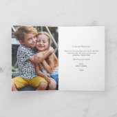 Beste Mohnblume je | Vatertag-Foto Karte (Innenseite)