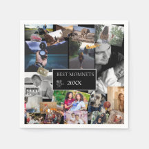 Beste Momente Neujahrs-Fotocollage